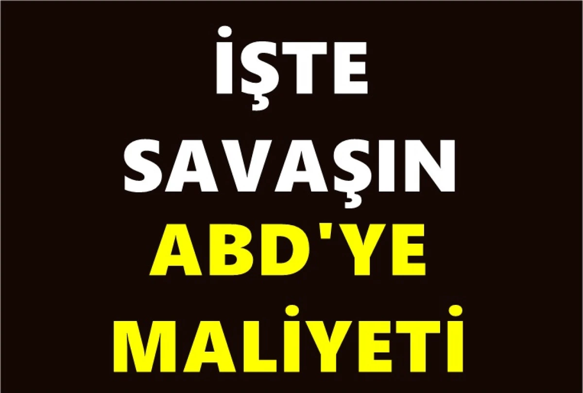 ABD-İran savaştı, faturası ağır oldu! ABD'nin toplam zararı a&ccedil;ıklandı...