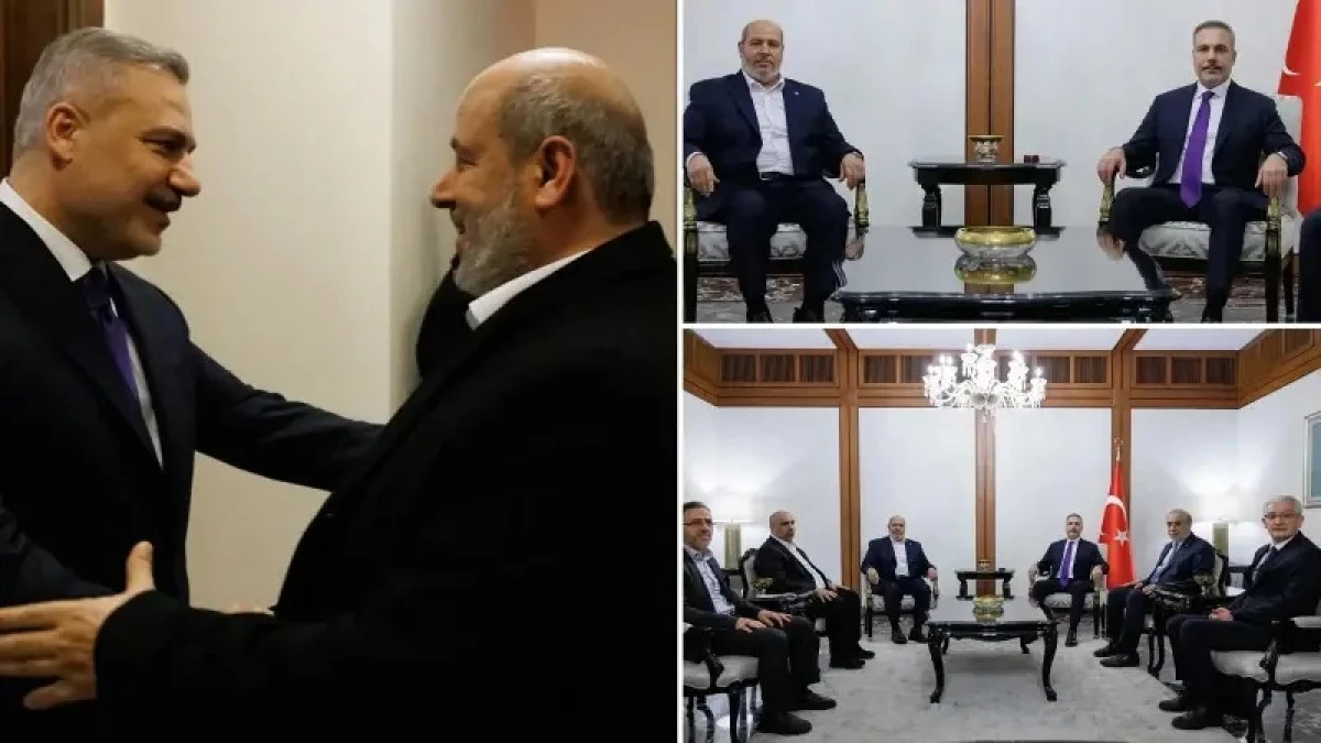 Ankara'da kritik temas: Dışişleri Bakanı Fidan Hamas heyeti ile g&ouml;r&uuml;şt&uuml;