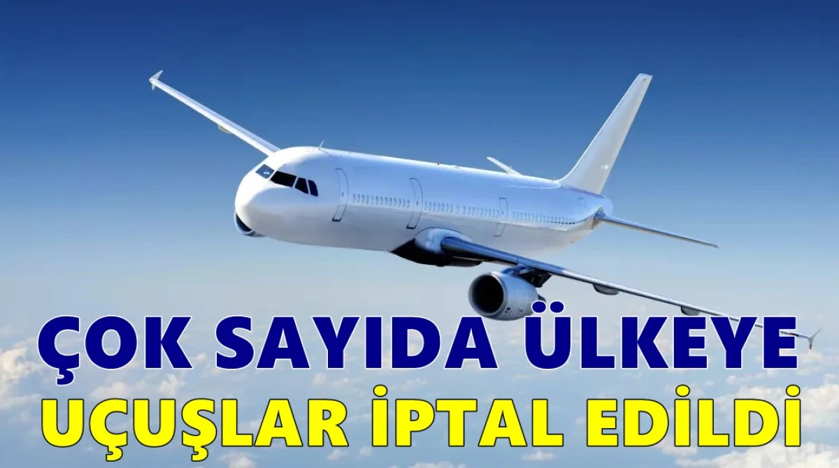 Bakan Uraloğlu son dakika duyurdu: &Ccedil;ok sayıda &uuml;lkeye u&ccedil;uşlar iptal edildi