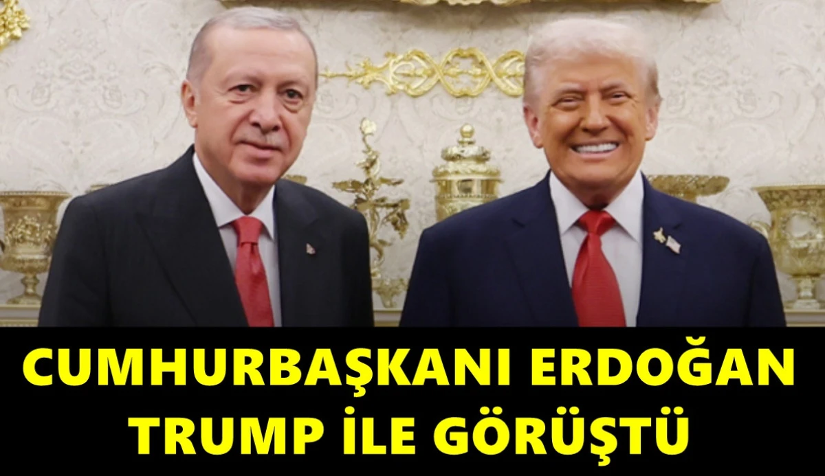 Cumhurbaşkanı Erdoğan, ABD Başkanı Trump ile G&ouml;r&uuml;şt&uuml;