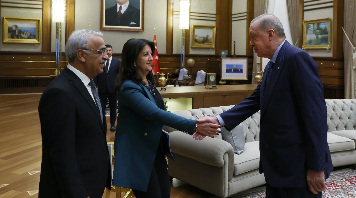 Cumhurbaşkanı Erdoğan, DEM Parti heyetini kabul etti