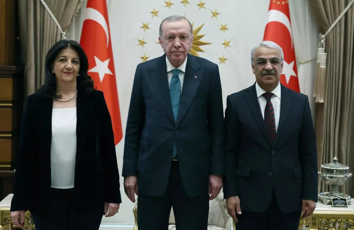 Cumhurbaşkanı Erdoğan ile g&ouml;r&uuml;şen DEM Parti'den ilk a&ccedil;ıklama: S&uuml;re&ccedil; kararlılıkla s&uuml;recek