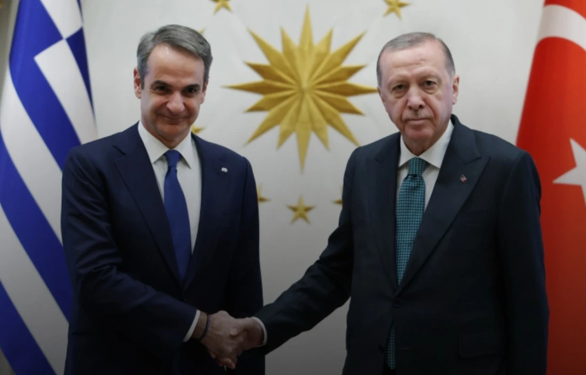 Cumhurbaşkanı Erdoğan, Yunanistan Başbakanı Mi&ccedil;otakis&rsquo;i kabul etti