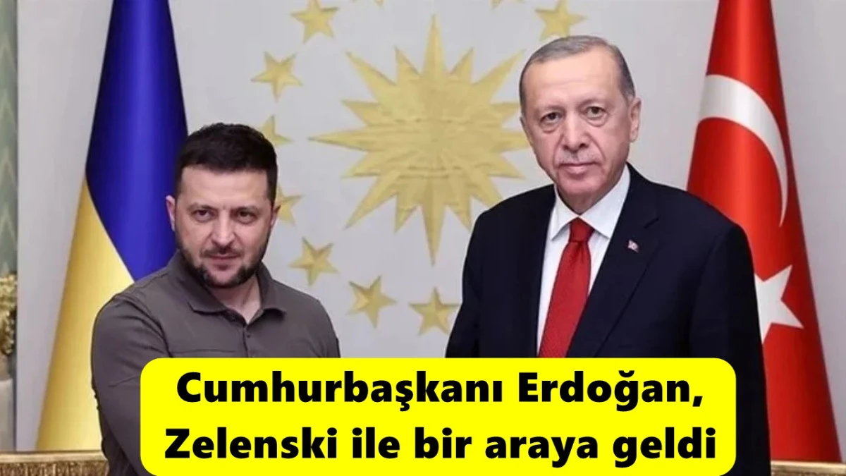 Cumhurbaşkanı Erdoğan, Zelenski ile bir araya geldi