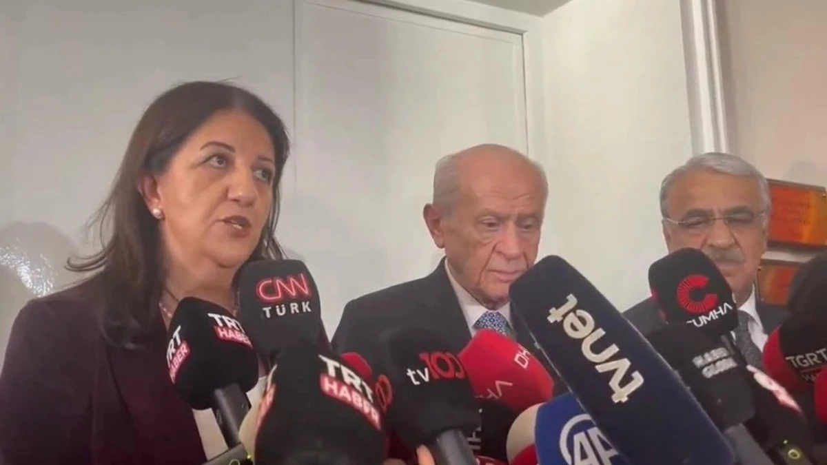 DEM Parti Heyeti, Bah&ccedil;eli ile TBMM&rsquo;de g&ouml;r&uuml;şt&uuml;