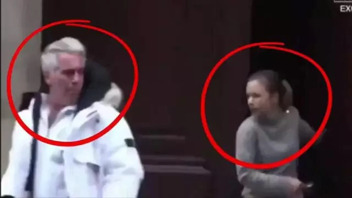 Epstein malikanesindeki detay! Kameralara takılan gizemli kadın yeniden g&uuml;ndemde