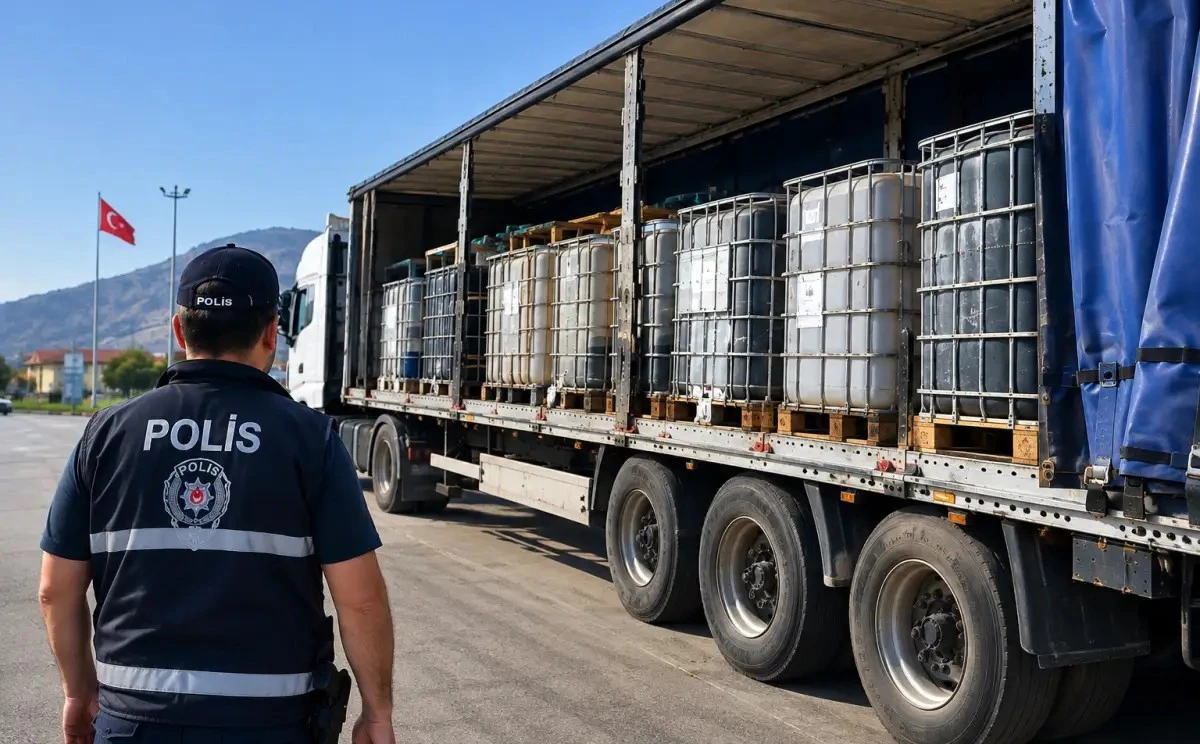 Iğdır&rsquo;da TIR dorsesinde 9 ton ka&ccedil;ak akaryakıt ele ge&ccedil;irildi