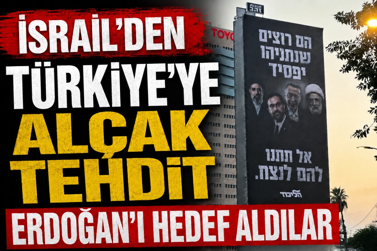 İsrail'den Erdoğan'ı Hedef Alan Tartışmalı Billboard Propagandası