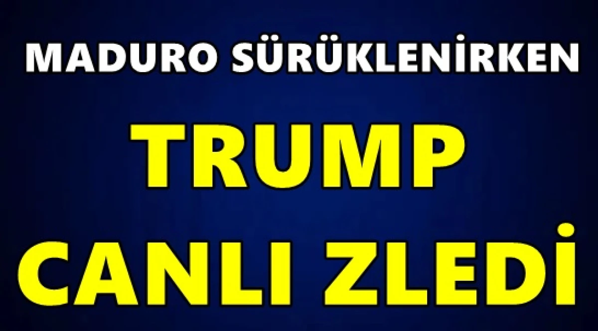 Maduro yatak odasından s&uuml;r&uuml;klenerek &ccedil;ıkarıldı, Trump canlı izledi: Dizi gibiydi!
