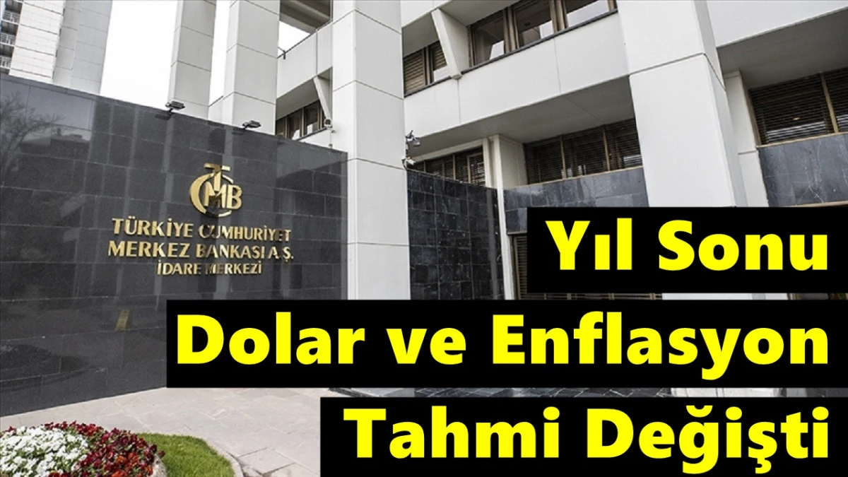 Merkez Bankası paylaştı! Yıl sonu dolar ve enflasyon tahmini belli oldu