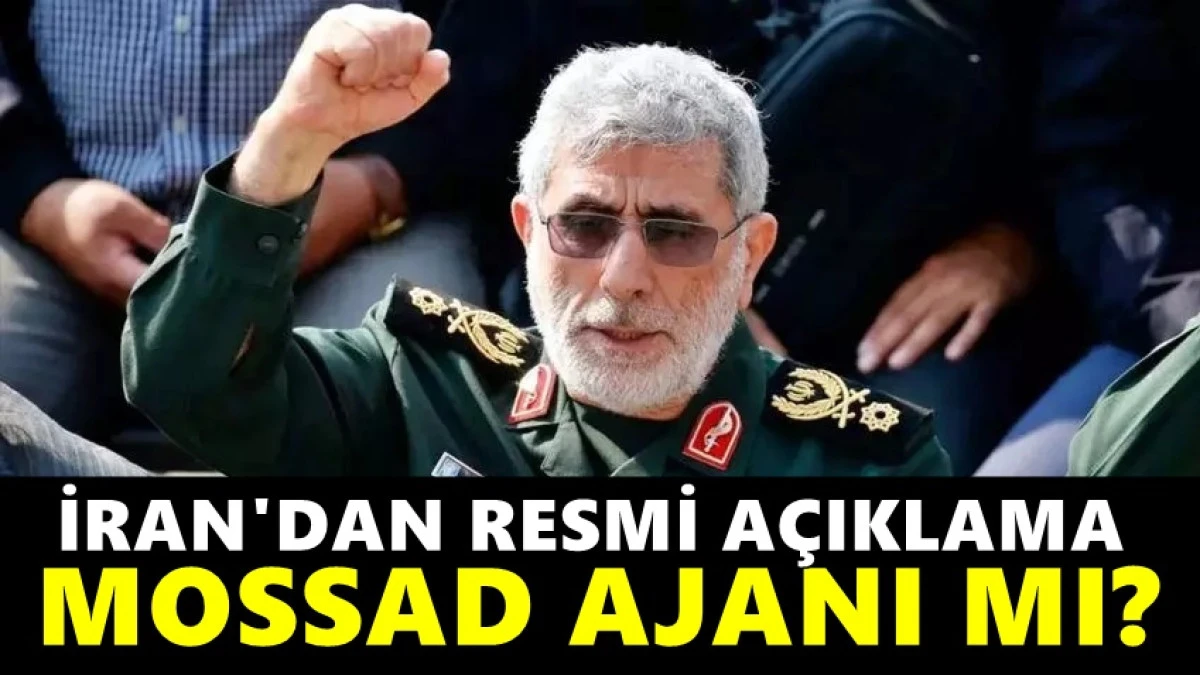 Mossad ajanı iddiası! İranlı general İsmail Kaani hakkında resmi a&ccedil;ıklama!