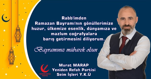 Murat Marap Ramazan Bayramı Kutlaması