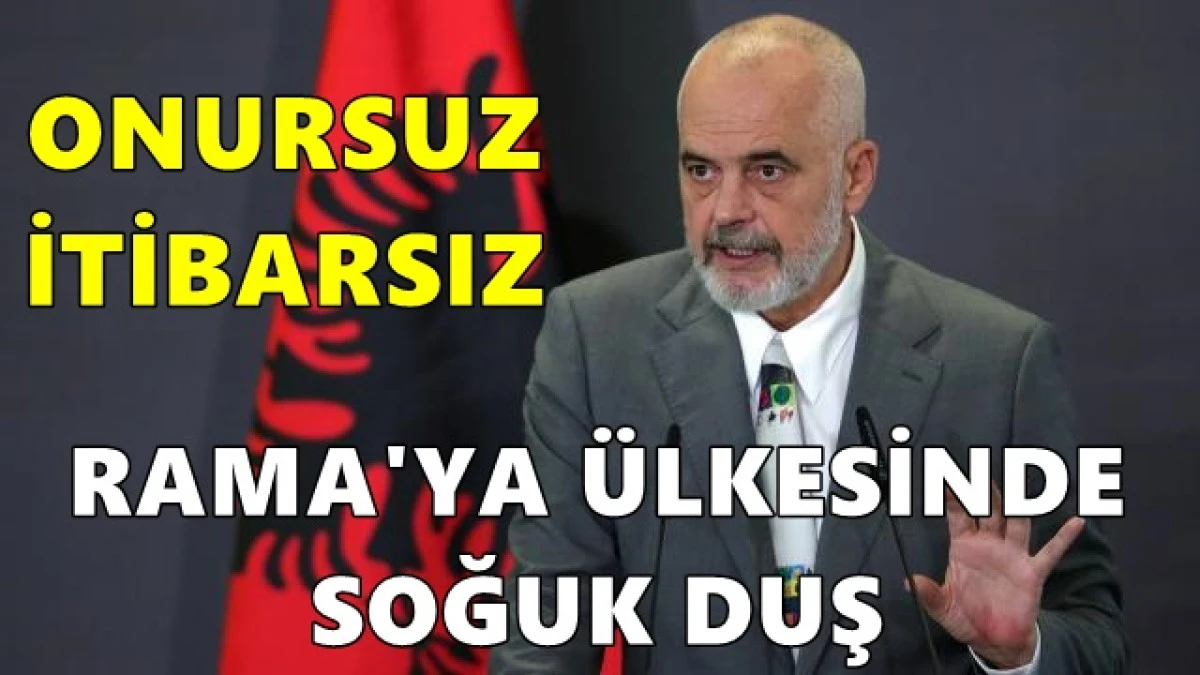 Netanyahu'ya &ouml;vg&uuml;ler dizen Edi Rama'ya &uuml;lkesinde soğuk duş! 'Onursuz ve itibarsız...'