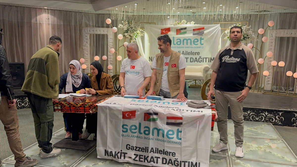 Selamet Derneği&rsquo;nden Mısır&rsquo;daki Gazzelilere Anlamlı Ziyaret: "T&uuml;rkler Bizi Hi&ccedil; Unutmadı"