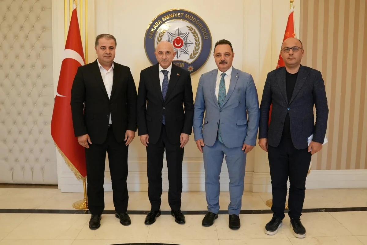 TİMBİR heyetinden Ankara İl Emniyet M&uuml;d&uuml;r&uuml; Maksut Y&uuml;ksek'e ziyaret