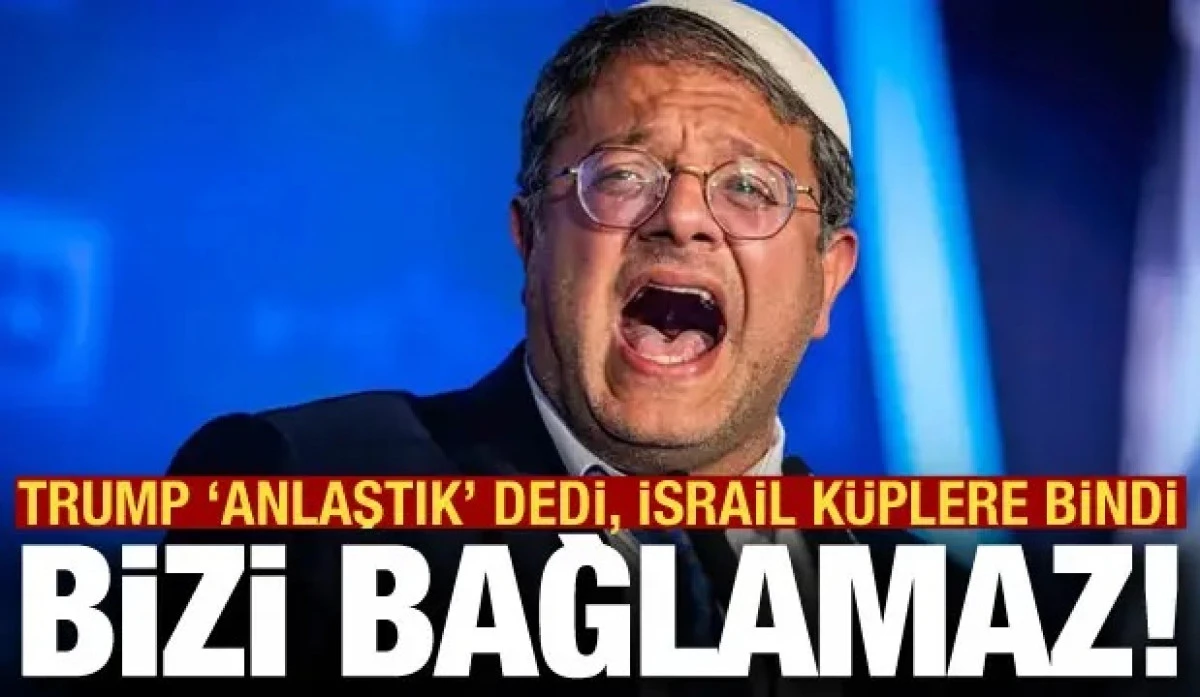 Trump "anlaştık" dedi, İsrail'den sert tepki: Bizi bağlamaz!