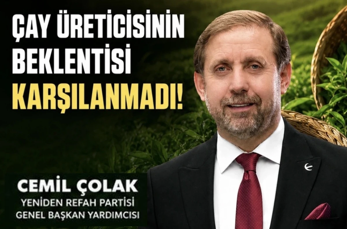YENİDEN REFAH PARTİSİ&rsquo;NDEN &Ccedil;AY FİYATLARINA TEPKİ: &ldquo;&Uuml;RETİCİNİN BEKLENTİSİ KARŞILANMADI&rdquo;