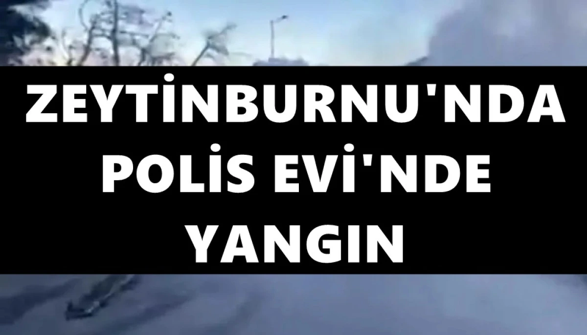 Zeytinburnu&rsquo;nda Polisevinde yangın